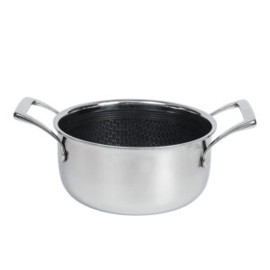 24cm Honey Comb Tri-ply Stainless Steel Soup Pot