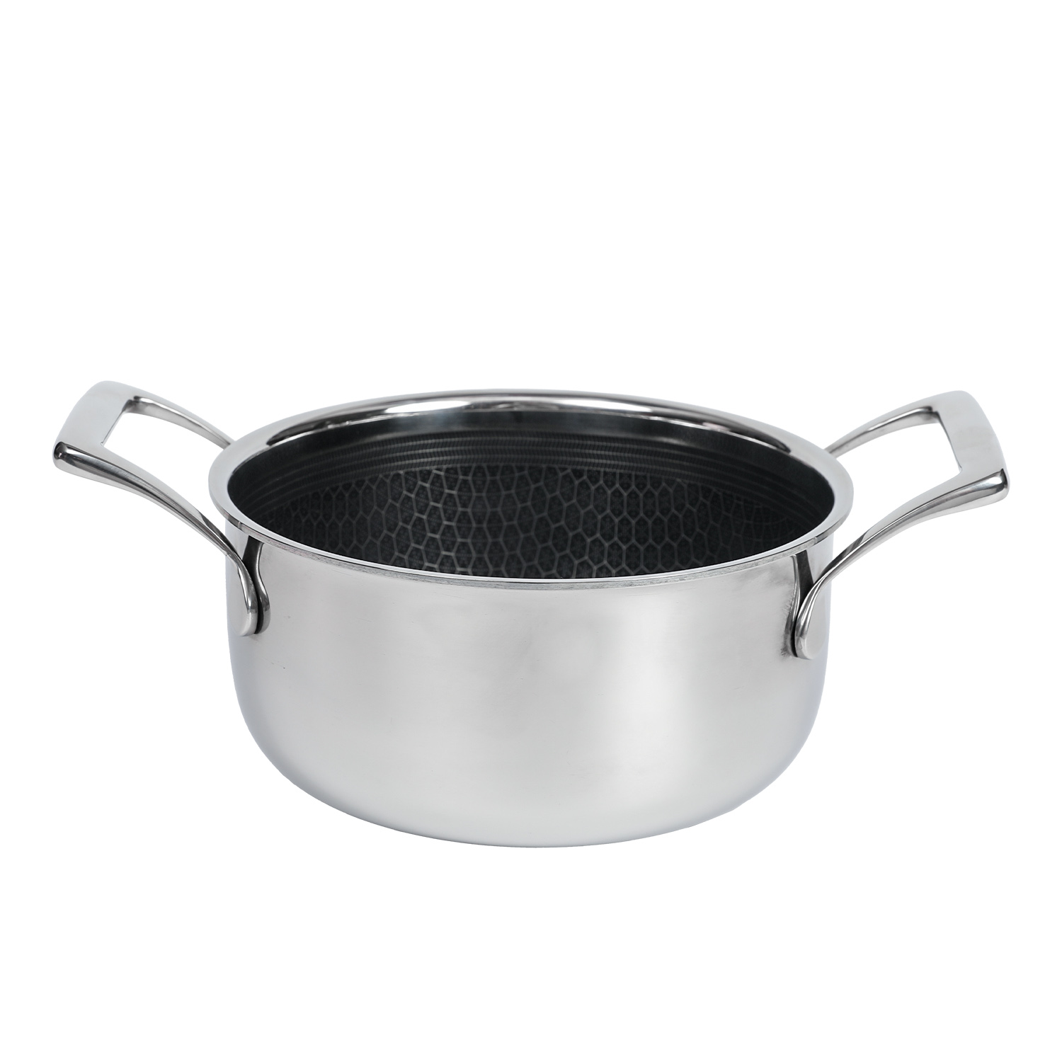 24cm Honey Comb Tri-ply Stainless Steel Soup Pot