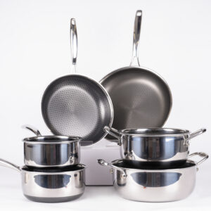 Tri-ply Stainless Steel 6pcs Cookware Set