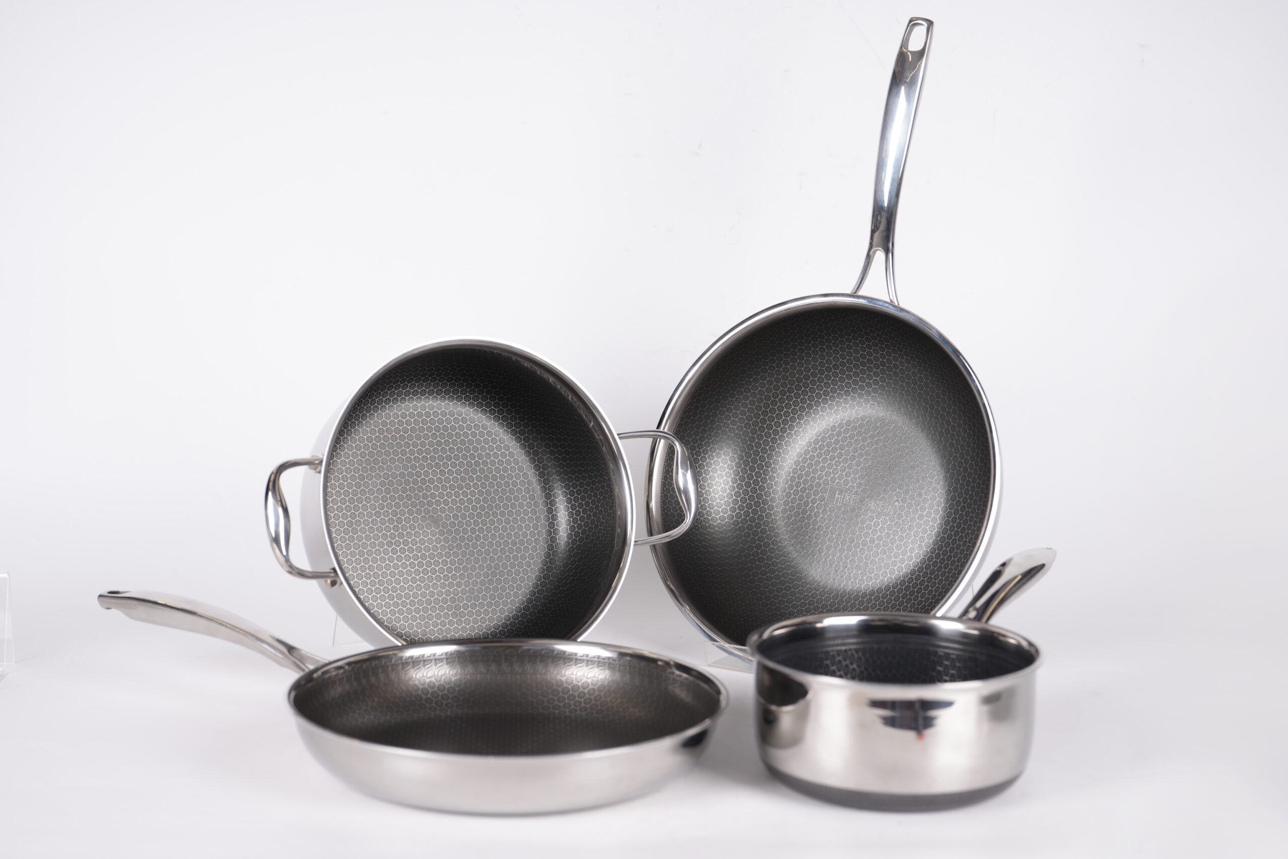 Tri-ply Stainless Steel 4pcs Cookware Set